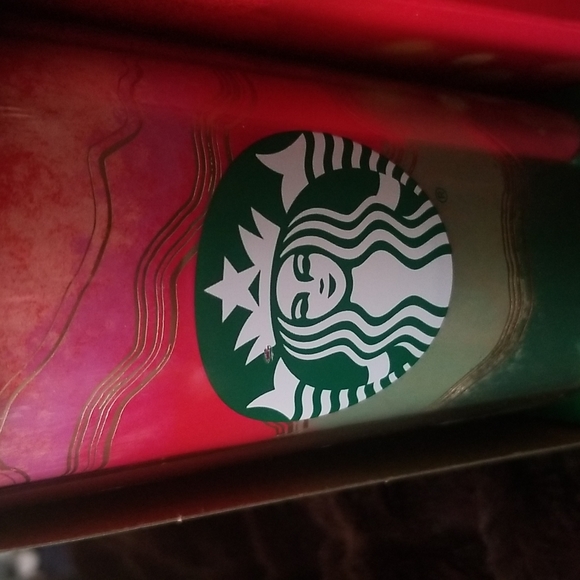 Starbucks Travel Tumbler Mug 16oz. Red & Green - Picture 7 of 12
